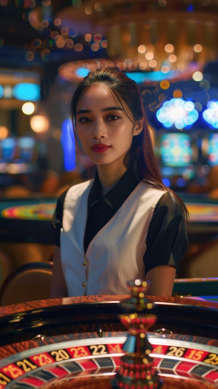 Roda French Roulette di pokerhebat dengan 37 nomor dan tampilan antarmuka permainan